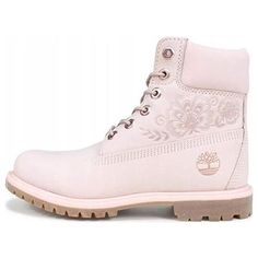 (WMNS) Timberland 6-Inch Premium Waterproof Embossed Boots 'Pink' A1TKO