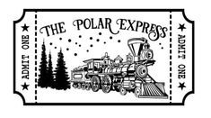 MDC DIY Adhesive Reusable Silkscreen Stencil " Polar Express Ticket " 5 1/2" X 8 1/2" Purchase 3  or more items from my store & receive $1.50/ea credit on shipping Much thanks for your interest in my items Peace - Joy & Blessings Polar Express Ticket, Polar Express Tickets, Polar Express Party, Magnolia Design Co, Polar Express Train, The Polar Express, Adhesive Stencils, Magnolia Design, Chalk Ink