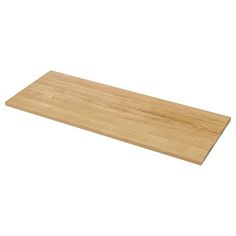 a wooden cutting board on a white background