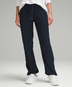 Dance Studio Mid-Rise Pant *Regular | Women's Trousers | lululemon Dance Studio Pants, Studio Pants, Dance Pants, Lululemon Pants, Lightweight Pants, Active Wear Pants, Hidden Pocket, Dance Studio, Lululemon Women