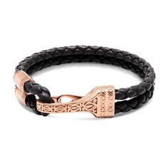 This black leather bracelet finished with our signature Bali Clasp in rose gold finish, will add an instant touch of elegance to your look. Effortless and classy, this piece looks as good solo as it does layered with a couple of beaded bracelets! 5mm black Braided leather and our Bali clasp lock in stainless steel with 18K rose gold finish. Preserve the elegance of your jewelry by avoiding direct contact with perfumes, body lotions, hairspray, and other chemicals. Always remove your jewelry before going to bed, bathing, showering, swimming, or engaging in physical activities like cleaning or gardening. Protect your pieces from extreme temperatures and humidity, and ensure they are not exposed to direct sunlight. After each use, clean your jewelry with a soft cloth and store it in an airtig Gold Bali, Stocking Fillers For Him, Jewelry Magazine, September Birthstone Jewelry, Before Going To Bed, Black Leather Bracelet, Body Lotions, Going To Bed, Mens Black Leather