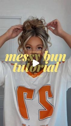 10 Chic Bun Hairstyles You’ll Love This Season Messy Updos For Medium Length Hair Tutorial, Loose Bun Tutorial Long Hair, Easy Updos For Moms, Messy Up Hairstyles, Neat Messy Bun, Easy Hair Upstyles, How To Do A Loose Bun, Cute Easy Messy Hairstyles, Updo For Long Hair Easy