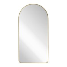 an arch shaped mirror on a white background