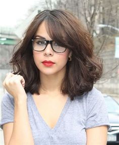 Shoulder Length Hairstyles With Glasses. There are any references about Shoulder Length Hairstyles With Glasses in here. you can look below. I hope this article about Shoulder Length Hairstyles With Glasses can be useful for you. Please remember that this article is for reference purposes only. #shoulder #length #hairstyles #with #glasses Bangs Glasses, Bangs And Glasses, Wavy Hairstyles Medium, Hairstyles With Glasses, Medium Length Hair With Layers, Girl Haircuts, Long Hair With Bangs, Haircuts For Long Hair, Haircuts With Bangs