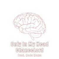 the words only in my head are written on a white background with an image of a brain