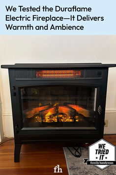 The Duraflame electric fireplace is compact, yet delivers heat to larger rooms. We tested it for ourselves to see how it performs. Duraflame Electric Fireplace, Heat