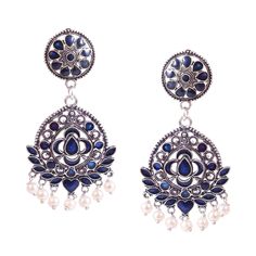 Overview These stylish Jhumki Earrings set from JewelryTrack will certainly leave you spellbound. These Jhumki Earrings set have an excellent finish and gives out an exquisite sense of style. If you are looking for an amazing Fashion Jewelry set for special occasions such as Anniversary, Engagement, Party, Wedding or for gifting , then your search ends here. Gorgeous Meena Earrings available in Blue The look is stunning and preciously suitable for all kinds of dressy occasions. OCCASION: PARTY W Blue Temple Jewelry Earrings For Gift, Blue Temple Jewelry Earrings For Festive Occasions, Blue Temple Jewelry Style Drop Earrings, Blue Temple Jewelry Earrings With Latkans, Blue Jhumkas With Latkans Drop Earrings, Blue Jhumkas Drop Earrings For Festive Occasions, Blue Festive Jhumkas Drop Earrings, Blue Temple Jewelry Jhumkas Gift, Blue Temple Jewelry Chandbalis As Gift