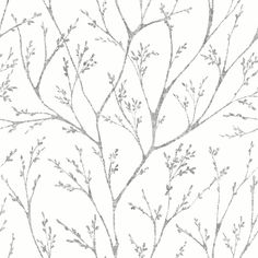 sample tree branches grey peel and stick wallpaper by roommates for york wallcoverings 1 Clean Background, White Tree Branches, Dorm Furniture, Gray Tree, Ivy Vine, Wallpaper For Sale, Affordable Decor, Blue Tree, Peel Stick Wallpaper