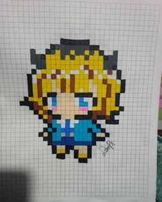 Un pixel art fácil y rápido de MEMcho de Oshi No Ko #fyp #anime #oshinoko #pixelart Anime Pixel, Anime Pixel Art, Hama Beads, Pixel Art, Drawings, Anime, Quick Saves, Art, Fimo