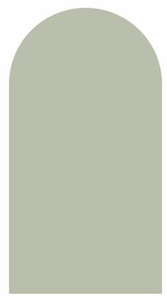 an oval shaped gray paint with white trim