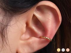 Available in 3 colours ✦ 18k gold vermeil ✦ 925 sterling silver ✦ 18k rose gold vermeil Quality & Details ✦ Made of 925 sterling silver ✦ Ear cuff : Your ears don't have to be pierced to wear this product. ✦ Fits any ear as it is adjustable. ✦ Available as a toe ring ✦ The height 1.5mm ✦ The width 11.8mm ✦ Sold individually : Comes in a cute little package ready for gifting Shipping from United Kingdom Gold Ear Cuff, Silver Ear Cuff, Ring Simple, Toe Ring, Ear Cuffs, Cuff Earrings, Rings Simple, Toe Rings, 18k Rose Gold