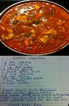 the recipe for this soup has been written on a piece of paper and is ready to be eaten