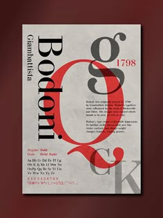 a book cover with the letter q in red and black on it's front