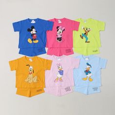 * Runs large. Please size down if your little one is in between sizes - T-Shirt and Shorts Set- Front Disney print - Made in South Korea CareMachine wash cold with like colors.Do not bleach. Hang dry.Cool iron if needed. Do not dry clean. Disney Outfit Family, Brother Sister Disney Outfits, Disney Family Shirts Matching, Disney Outfits Summer, Disney Toddler Outfits, Disney Family Outfits, Family Disney Shirts Matching, Disney 2025, Disneyland Family