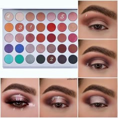 Morphe Jaclyn Hill Palette Looks, Morphe Jaclyn Hill Palette, Makeup Tutorial Mac, Morphe Eyeshadow