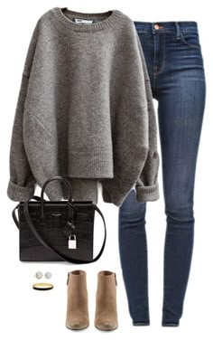 Cute Ankle Boots, Pullover Mode, Pullover Outfit, Mode Casual, Thick Sweaters, Winter Casual, Fall Winter Outfits