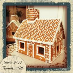 there is a ginger house made out of paper