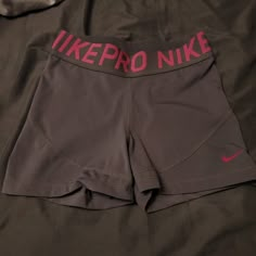 Nike pro spandex shorts Hot Pink Nike Pro Shorts, Nike Pro Shorts Colors, Old Nike Pros, Cute Nike Clothes, Nike Clothes Aesthetic, Nike Pro Shorts Outfit Aesthetic, Spandex Shorts Outfit, Nike Pros Outfit, Nike Pro Shorts Outfit