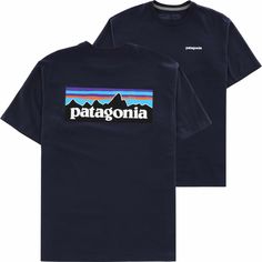 Patagonia P-6 Logo Responsibili-Tee T-Shirt - classic navy Granola Fits, Patagonia Shirt, 6 Logo, Patagonia Shirts, Granola, Patagonia, Low Price, T Shirts, Navy