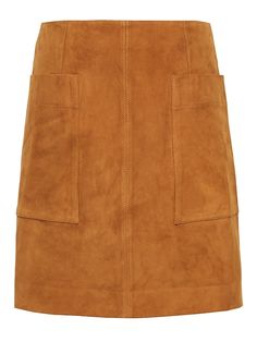 Petite Stretch-Suede Mini Skirt 90s Trends, Suede Mini Skirt, Ink Clothes, Suede Skirt, 40th Anniversary, Skirts For Sale, A Line Skirt, Feminine Style, Skirt Fashion