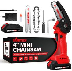 the gadget tech 4 in 1 mini chainsaw is ready to be used on all types of tools