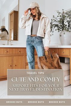 Explore the best airport outfits for summer travel. These casual and chic options are perfect for women on planes. Stay comfortable and stylish with these trendy summer travel outfit ideas. Find the top airport casual looks and aesthetic essentials for your next trip. Click to see all the options! Travel Outfit Plane Summer Airport Style, Summer Travel Outfit Ideas, Summer Travel Outfit, Aesthetic Essentials, Matching Loungewear Set, Travel Outfit Ideas, Cozy Travel