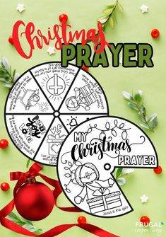 the christmas prayer coloring book is on display