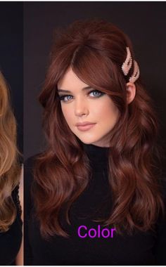 Pelo Color Borgoña, Brown Blonde Hair, Auburn Hair, Red Hair Color, Grunge Hair, Ginger Hair, Brown Hair Colors