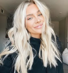 Ice Blonde Hair, Hair Color Ideas For Fall, Bright Blonde Hair, Icy Blonde Hair, Dyed Blonde Hair, Light Blonde Hair, Blonde Hair Shades