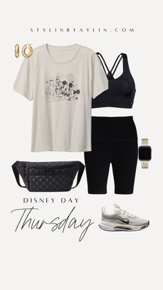 Excited to share more looks for a trip to Disney or any themepark. For more fashion and home decor follow me @stylinbyaylin Disney Plane Outfit, Cute Disney Park Outfits For Women, Purse For Disney World, Magic Kingdom Outfit January, Disney World Outfits Comfy, Disney Comfy Outfits Women, Disneybound Athleisure, Plus Size Summer Disney Outfits, Disneyland Style Outfits