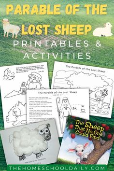 the bible's parable of the lost sheep printables and activities