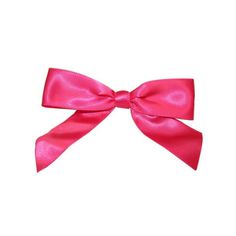 a pink bow on a white background