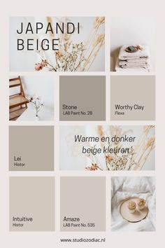 the color scheme for an interior design project