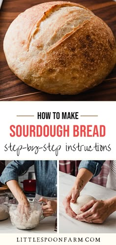 how to make sourdough bread step - by - step instructions for beginners