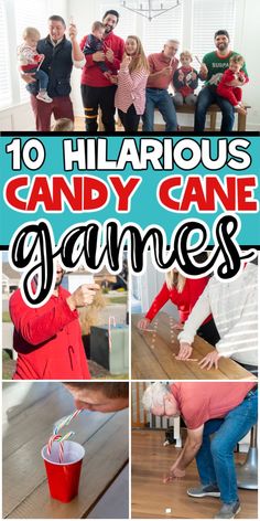 the top 10 hilarious candy cane games for kids to play in their house or at home