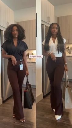 Grey Top Outfit Work, Leasing Professional Outfit, Accountant Work Outfits, Black Woman Outfits Classy, Dispensary Outfits, Banker Outfits Black Women, Finance Internship Outfit, Finance Woman Outfit, Business Attire Outfits For Women