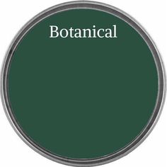 a green tin with the word botanical on it