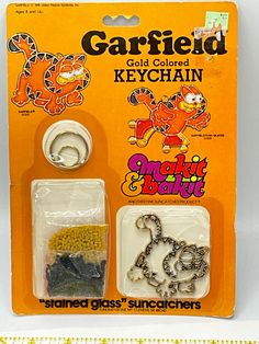 a package of keychains and other items in the package