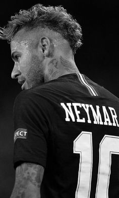 Neymar Jr Straight Hair, Neymar Jr Brazil, Neymar Wallpapers, Black And White Football