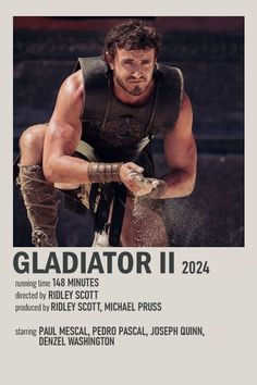 Gladiator Minimalist Poster, Gladiator 2 Poster, Gladiator Poster, Gladiator Film, Gladiator 2, Gladiator Movie, Movie Wall, Poster Movie