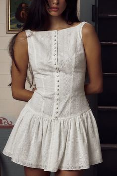 Embroidered Lace Dress, 가을 패션, Looks Style, Embroidered Dress