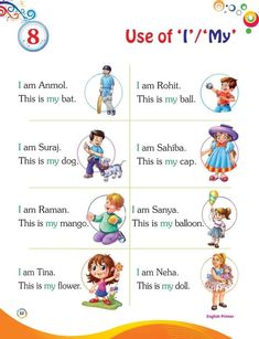 an english poster showing different types of children's names and their meanings, with the words