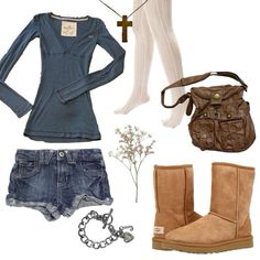 Ugg Slides Outfit, Niche Outfit, Uggs Fall, 2010 Outfits, Autumn Ootd, Trashy Outfits, Autumn October, Fall Ootd