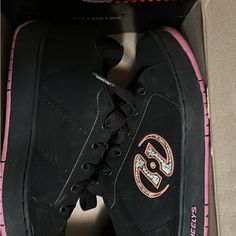 I Maybe Worn Once Or Twice. They Look Brand New On The Top, Can Be Wiped Down Before Purchase. Has Both The Wheels And Back For Each Shoe And The Little Hook For Taking The Wheels Out. Reach Out For Any Questions. Heelys Roller Shoes, Roller Shoes, Shoes Vintage, On The Top, Teen Fashion Outfits, Vintage Shoes, Teen Fashion, Womens Shoes Sneakers, The Top