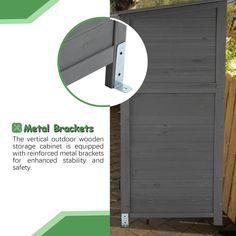 an advertisement for a metal enclosure