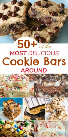 the top 50 most delicious cookie bars around