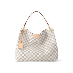 Graceful MM Damier Azur - Women - Handbags | LOUIS VUITTON ® Louis Vuitton Graceful Mm, Louis Vuitton Graceful, Tas Louis Vuitton, Sac Louis Vuitton, Blue Handbags, Fashion Tote Bag, Bag Essentials, Louis Vuitton Damier Azur, Lv Handbags