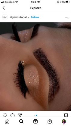 Make Up Looks For Quince, Gold Quinceanera Makeup, Gold Makeup Looks For Quince, Gold Quince Makeup, Quinceañera Makeup Ideas, Quince Makeup Looks, 15 Makeup Looks, Champagne Makeup Look