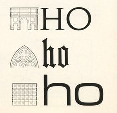 an old book with some type of writing on it's front cover that says ho ho