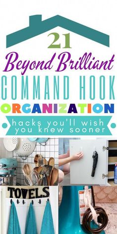 the words 21 beyond brilliant command and hook organization hacks you'll wish you knew